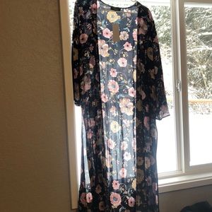 Women’s navy blue kimono